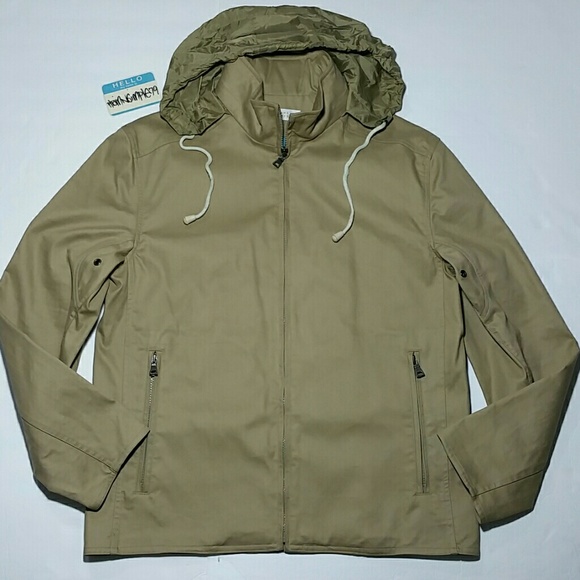 Barneys New York Other - Barneys New York Front Zip Khaki Jacket Medium